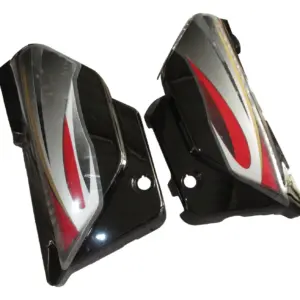 Side Panel/cover-hero Splendor Plus N/m Black (red Stk)