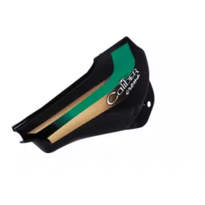 Side Panel/cover-bajaj Caliber Croma Black (green Stk)