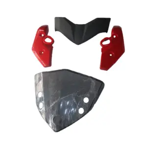 Head Light Visor/mask-yamaha Fz Sports Red