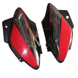 Side Panel/cover-hero Splendor I-smart Type-2 Black Red Bike