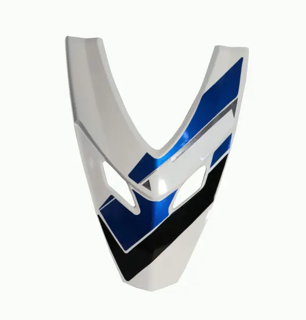 Front Nose Fit For Hero  Maestro Edge Pearl Silver White(blue Sticker)