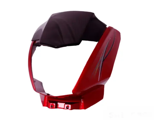 Head Light Visor/mask-mahindra Centuro Red