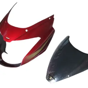 Head Light Visor/mask-bajaj Pulsar 150/180cc Dtsi Ug-7 Dyno Red