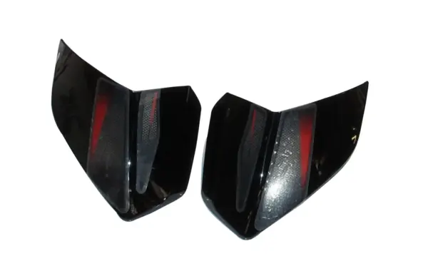 Tank Side Cover/panel Set (lh+rh)-bajaj Pulsar 150/180cc Ug-7 Black/red
