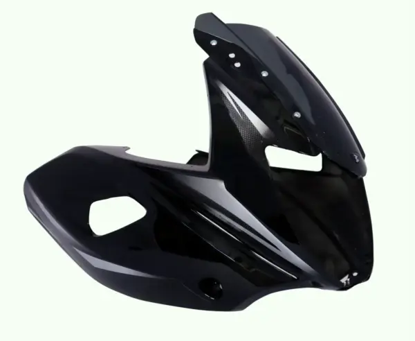 Head Light Visor/mask-bajaj Pulsar 220cc F Black/silver