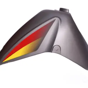 Front Fender/mudguard-hero Pleasure Type-3 Grey/red