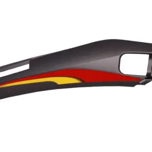 Foot Trim Fit For Hero  Pleasure Type-3matte Titanium Grey/red(lh+rh 1 Set)