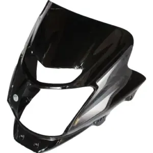 Head Light Visor/mask-bajaj Platina Drl Comfortec Black