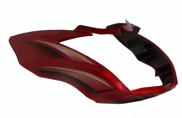 Head Light Visor/mask-tvs Victor N/m T-2 Restful Red