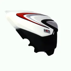 Side Panel/cover-honda Shine Dx With Chrome Garnish White