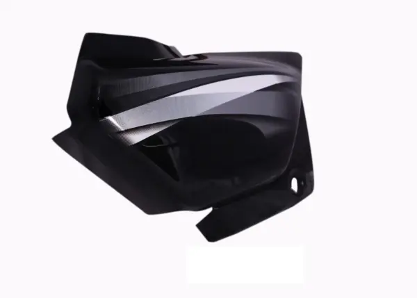 Side Panel/cover-hero Hf Deluxe Bs6 Black (purple Stk)
