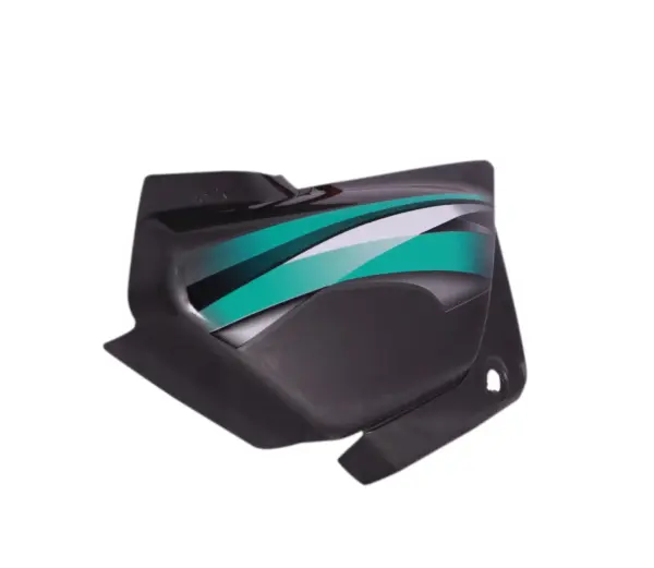 Side Panel/cover-hero Hf Deluxe Bs6 Black (silver Stk)