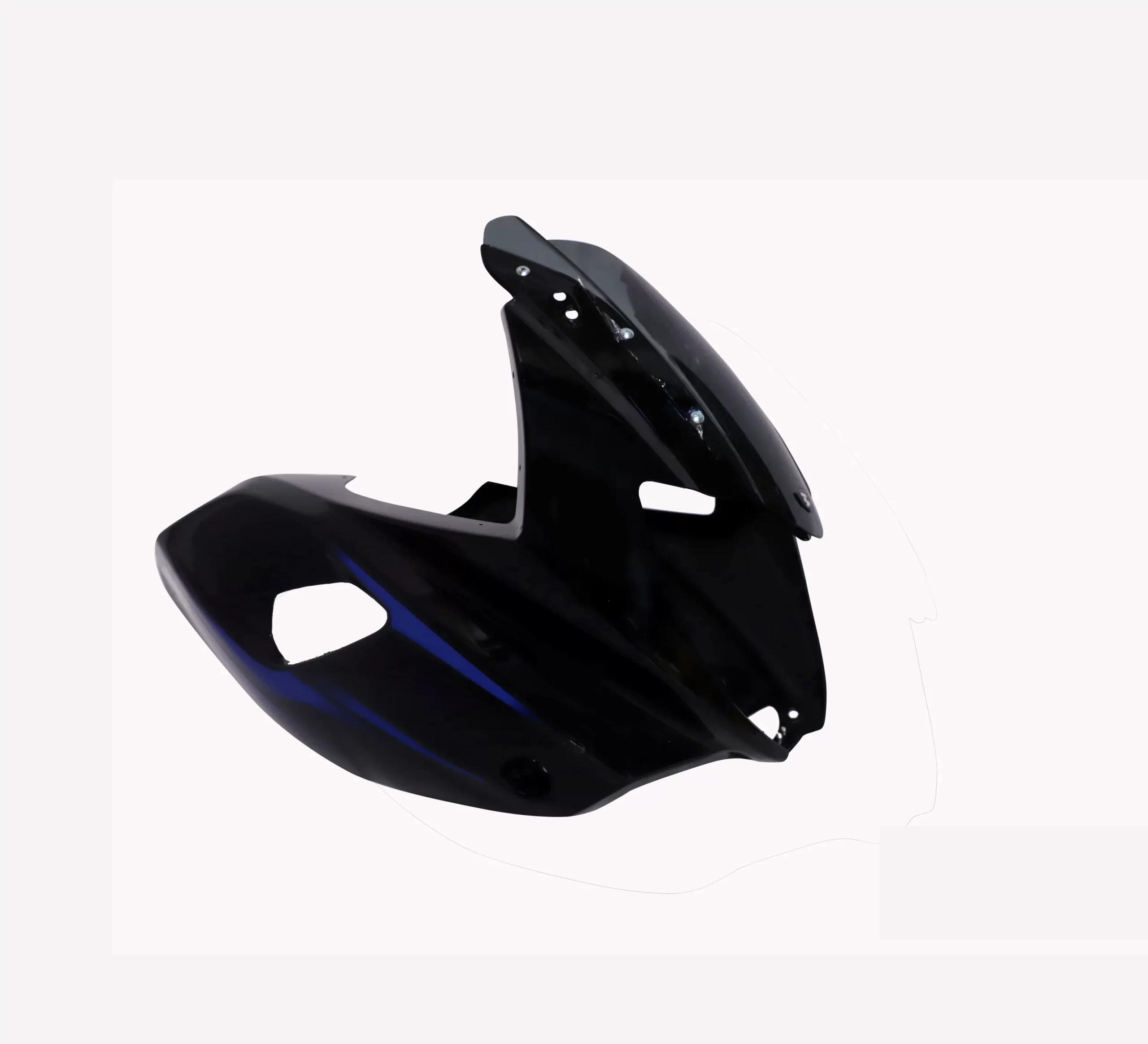Head Light Visor/mask-bajaj Pulsar 220 Ug-2 Black (blue Stk) (graphics Version 2015)