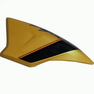 Tank Side Cover/panel Set (lh+rh)-tvs Apache Rtr 160cc N/m Canary Yellow