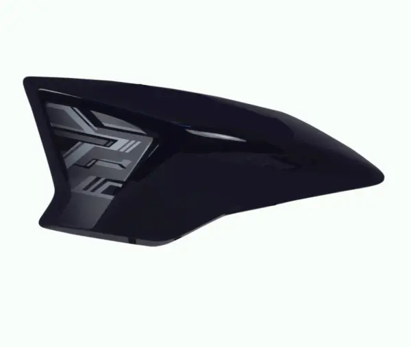 Tank Side Cover/panel Set (lh+rh)-tvs Apache Rtr 180cc N/m Black
