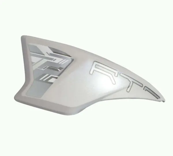 Tank Side Cover/panel Set (lh+rh)-tvs Apache Rtr 180cc N/m White