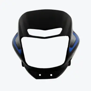 Head Light Visor/mask-bajaj Platina 110 2019 Black (blue Stk)