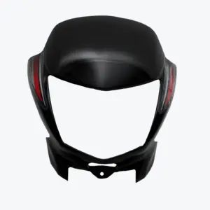 Head Light Visor/mask-honda Neo 2017 Black (red Stk)