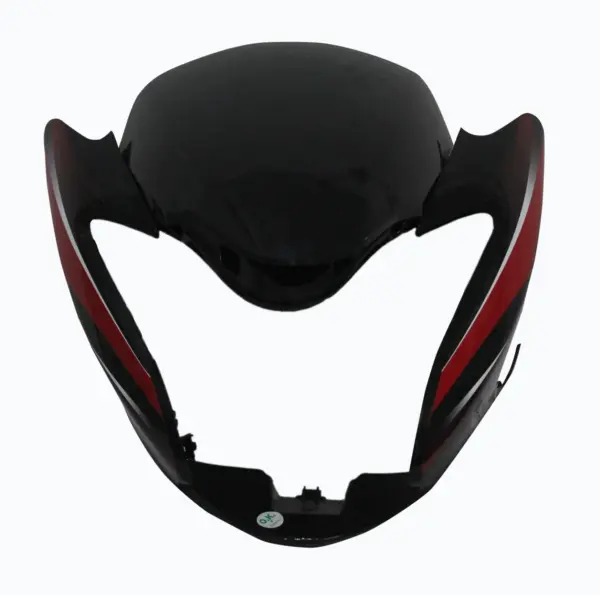 Head Light Visor/mask-hero Passion  Xpro Type 2 Black (red Stk)