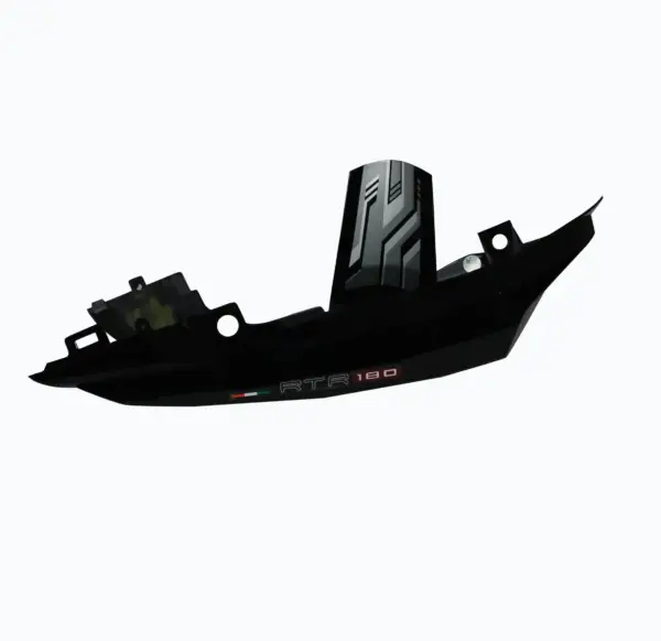 Tail Panel/seat Cowl-tvs Apache 180 N/m  Black