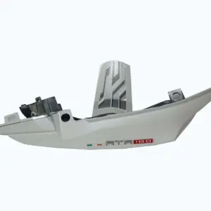 Tail Panel/seat Cowl-tvs Apache 180 N/m Pearl White