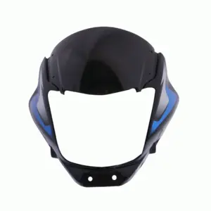 Head Light Visor/mask-bajaj Platina 110 Bs6 Black (blue Stk)
