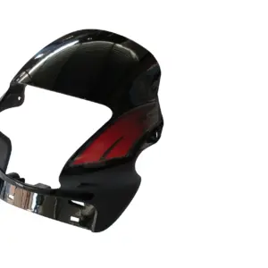 Head Light Visor/mask-hero  Passion Plus Black (red Stk)