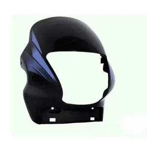 Head Light Visor/mask-hero Passion Plus Latest Black (blue Stk)