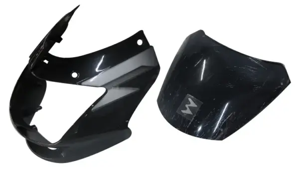 Head Light Visor/mask-bajaj Ct-100 Deluxe Black (grey Stk)