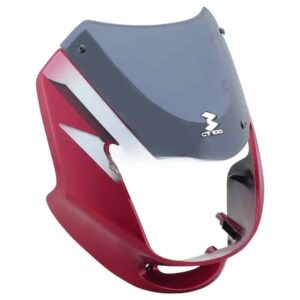 Head Light Visor/mask-bajaj Ct100 Deluxe Red