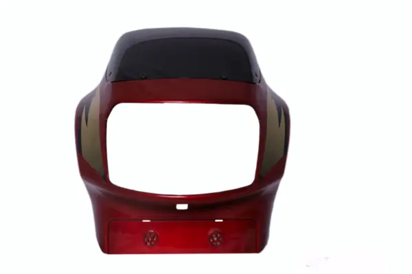 Head Light Visor/mask-tvs Victor Gl  Red