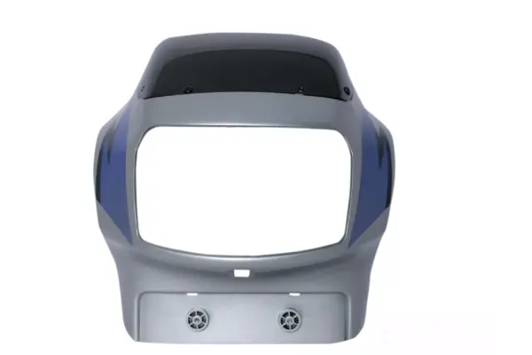 Head Light Visor/mask-tvs Victor Gl Silver