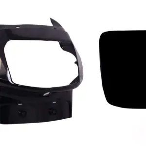 Head Light Visor/mask-tvs Victor Gl N/m Black