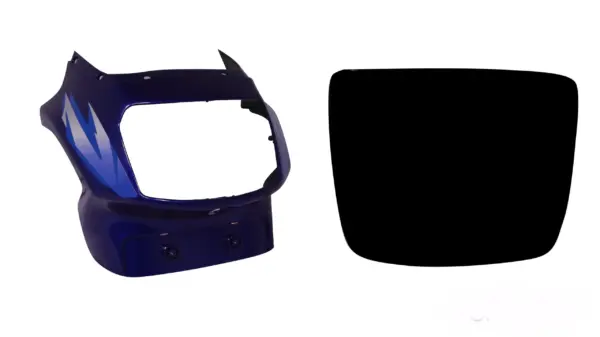 Head Light Visor/mask-tvs Victor Gl N/m T Blue