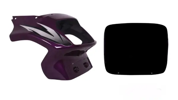 Head Light Visor/mask-tvs Victor Gl N/m Purple