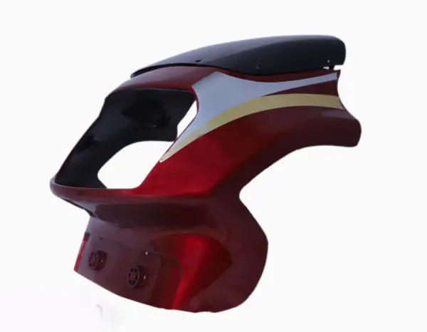 Head Light Visor/mask-tvs Victor Gx Red