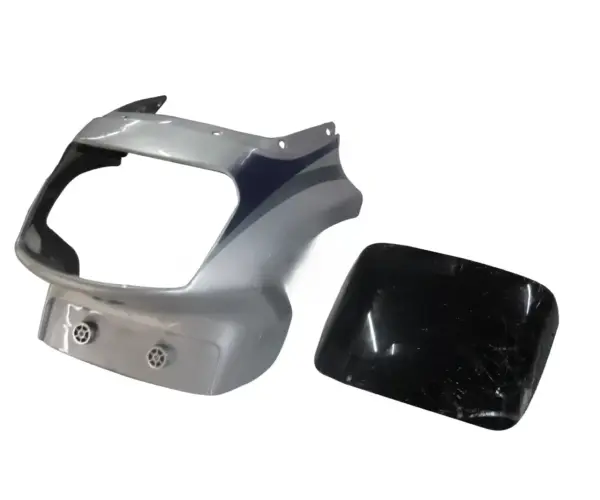Head Light Visor/mask-tvs Victor Gx Silver