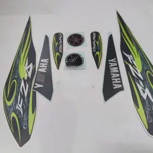 Sticker Kit-yamaha Fz Type 4 (tank Color-black At Green)