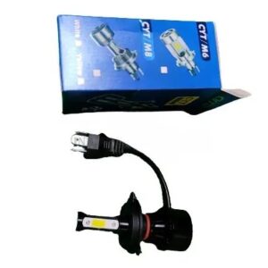 Led Headlight Universal Cyt/m6 (super Bright) With Fan For All Bikes & Scooters (12v/35w)