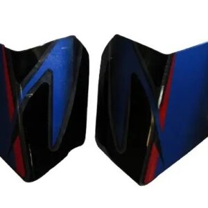 Tank Side Cover/panel Set (lh+rh)-bajaj Pulsar Ug-8 150/180 Black (blue Stk)
