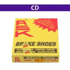Ask Brake Shoe For Hero Cd (5 Units)
