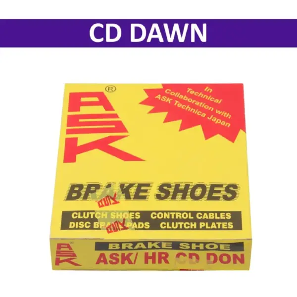 Ask Brake Shoe For Hero Cd Dawn (5 Units) - Image 2