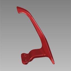 Back Grip Left Side Red For Splendor Ismart | Hero