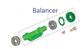 Balancer Assembly For Bajaj Pulsar 125