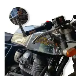 Bar End Mirrors Replica – Chrome Set Of -2 (royal Enfield)
