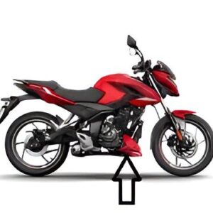 Belly Pan Left Red Dec For Bajaj Pulsar P150 | N150