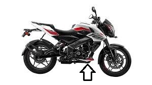 Belly Pan Right Pearl Met White For Bajaj Pulsar NS160 USD Fork