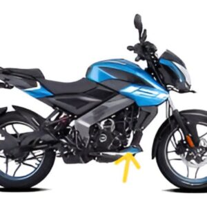 Belly Pan Right Side Satin Black Blue Dec For Bajaj Pulsar NS125
