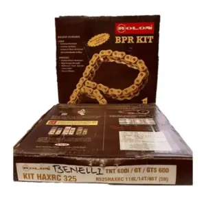 Benelli Tnt600i/gt/gts 600 Rolon Brass Chain Sprocket Kit