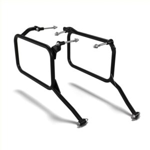 Black Adventure Pannier Rails For Royal Enfield New Himalayan